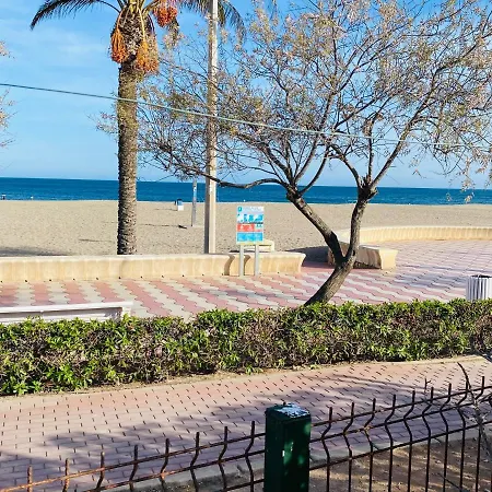 Precioso Apartamento 1ª Linea De Playa Con Piscina * Roquetas de Mar