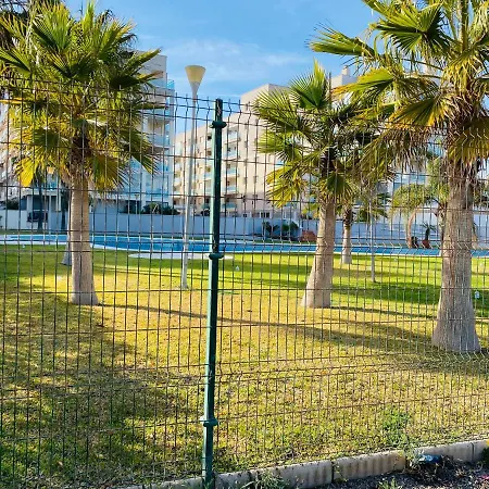 アパート Precioso 1ª Linea De Playa Con Piscina